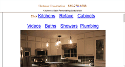Desktop Screenshot of hartmanconstruction.com